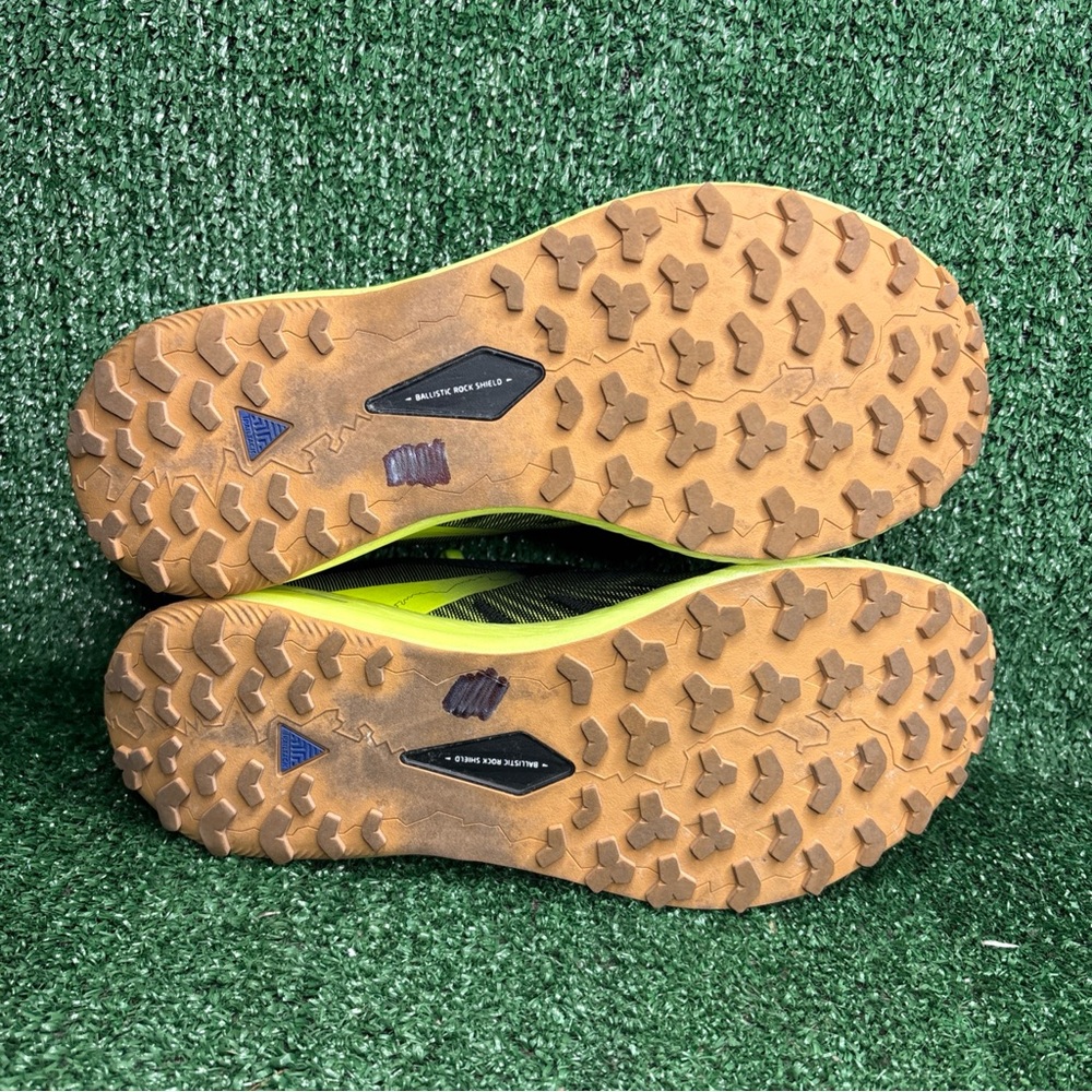 Brooks Catamount Trail Running Lace Up Shoes Black Yellow Mens Size 10 - Picture 8 of 12